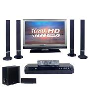 LG 37LF65 37" HD Ready 1080P Digital LCD TV and Dvd Home Cinema System
