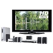 Panasonic Viera TH50PZ70B Plasma HD Ready Digital Television, 50 inch and Dvd Home Cinema System