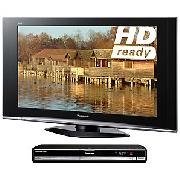 Panasonic Viera TX37LZD70 LCD HD Ready Digital Television, 37 inch and Digital Box/Dvd/HDd Recorder